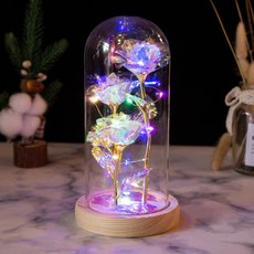 다루미 장미조명 개업선물 무드등, 네츄럴 실버