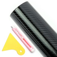 ACEPEED 5D高光碳纖維貼膜組, 黑色, 1組