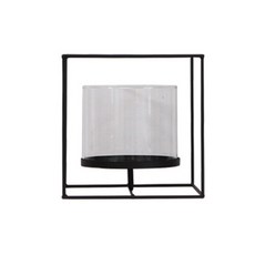 Moment 黑色方形燭台 CJ-ST8, 單一顏色