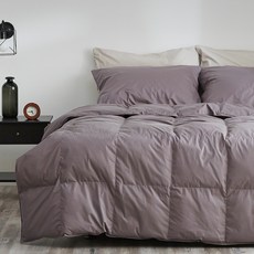 Classic Fabric 格紋縫線棉被 2000g, 深灰色