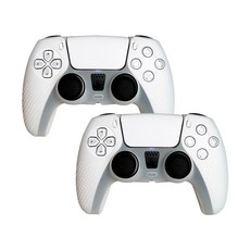 SPACE SHIELD PS5 DualSense 相容防滑矽膠墊, 透明, 2個