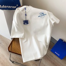 青少年T恤 藍色M