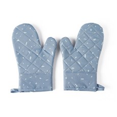 Block Mart 廚房手套套組, 藍色, 1套