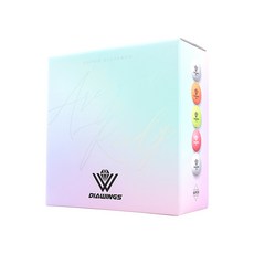 다이아윙스 고반발 비거리 전용 장타 골프공 X2 50p, 핑크, 50개입, 1개