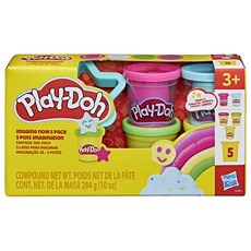 Hasbro 孩之寶 Play-Doh 培樂多 5罐黏土組, 混合顏色, 284g, 1套
