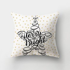 Dasababa 聖誕裝飾抱枕套, 奢華款 A