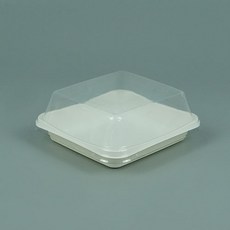 DesignPackage 正方形三明治容器, 1個, 100入