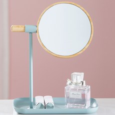 따니네 뷰티 수납 양면 탁상거울, 수납형 민트