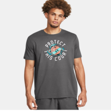 Under Armour 安德瑪 男款 UA Protect Court 籃球短袖 1382848-025