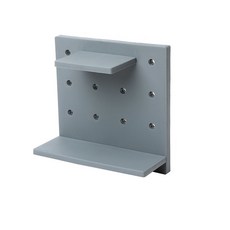 컬러 벽면 수납선반 22 x 22 cm, 1개, 그레이