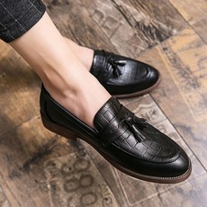 ARTcom男款手工天然皮革翼紋休閒樂福鞋 FA0123