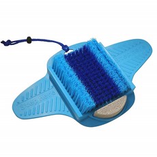 MONACO OLIVE 角落足部清潔刷墊, 藍色, 1個, 1入