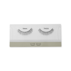 깜박 인조 속눈썹 Deep Yellow Pair 10mm, Black, 1개