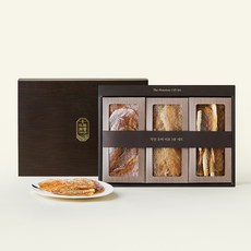 강릉상회 국내산 어포 쥐치포 240g + 아귀포 280g + 붉은메기포 350g 선물세트 + 쇼핑백, 1세트, 870g
