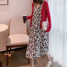 구디프 나니아 데이지 롱 A라인 나시 원피스 빅사이즈 포함