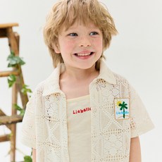 LIEBELLO 兒童夏季網眼針織衫