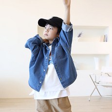 sonyun market 兒童Haro牛仔襯衫