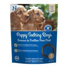 Puppy Teething Rings 幼犬耐咀嚼潔牙圈, 204g, 1包, 花生風味