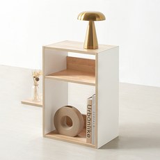 YANGJI BOOKCASE Tetra 室內層架 T-03, 橡膠木色, 2層