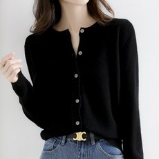 Andaromi 女款 Jennie 圓領開襟衫