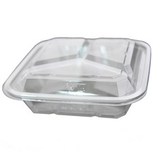 Aienpi 配菜容器透明3格350ml JS-15153, 50個, 1個