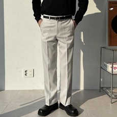 머시따 남성용 레귤러 세미 와이드 슬랙스