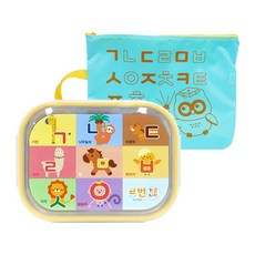 LE BARN 餐盤+收納袋, 韓文款, 餐盤+便當袋