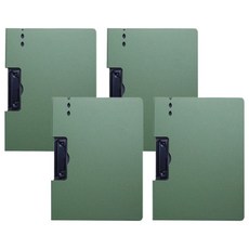 辦公室PP封面文件夾板 橫向 A4, 綠色, 4個