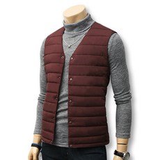 블루포스 남성용 뷰케론 경량 패딩 조끼