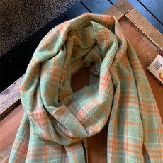 딥톡 격자 무늬 따뜻한 머플러 목도리 DT0294