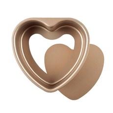 B Home Baking 底部可分離心形烤盤2號, 1個