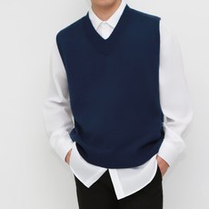 CONFIAR 基本款V領針織背心 TC6401