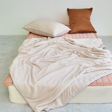 썸머플레이 소프트 냉감 여름 차렵이불베개세트