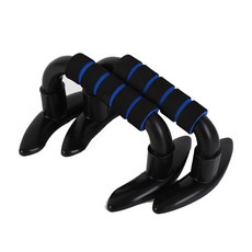 높이 조절 푸쉬업바 2p, 블랙 + 블루