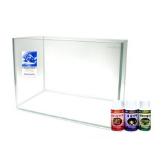 LEGLASS 開放式魚缸 R-300+魚用護理藥品組, 單一顏色