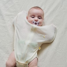 Mallang Hani 嬰幼兒網眼包巾連身衣 L