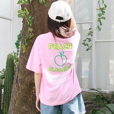Nanajuni 圓領 JT Peach 短袖 T恤