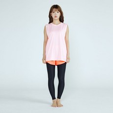 soleil 女款 Helly 寬鬆版背心 + Ria 衝浪短褲一體式九分水上緊身褲防曬衣套裝