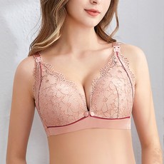 蕾絲線條哺乳內衣