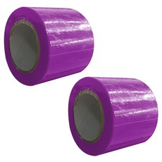 월드크린 고접착 강력 면테이프 퍼플 50mm x 10m, 2개