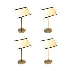 DAEHAN 立式金屬名片座 B款 4入, 金色