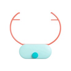 多功能鹿角收納掛鉤架, 藍色, 1個