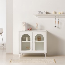 파로마 코라 유리 피규어장 진열장 전시장 장식장 보관함 800 수납장 방문설치, 화이트