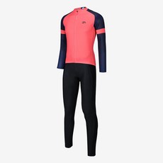 지엔 긴팔 져지 + 9부 바지 자전거 상하의 세트 NTT07