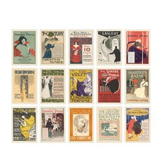 정월나나 레트로 빈티지 감성 그림카드 15p, 1개, 스타일 01