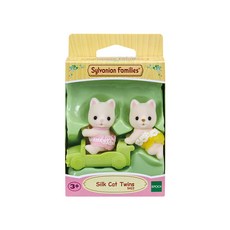 Sylvanian Families 森林家族 絲綢貓雙胞胎公仔, 1組