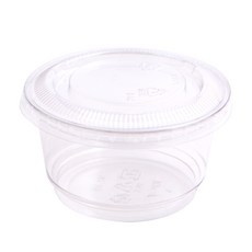 Inp 透明 PET 甜點杯組, 1組, 50入