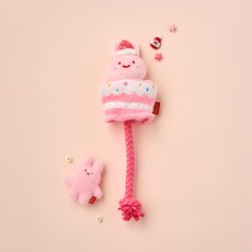 BUTTERSHOP 狗狗 Butter Shop 蛋糕 Scrabbit 拔河玩具, 1個, 粉紅色