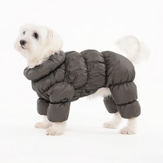 PUPPY ANGEL 寵物 Gaufre 1秒穿脫羽絨連身衣 PA-OW621, 1個, 91 灰色