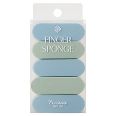 Piccasso 手指海綿 5入組, 1組, N/A
